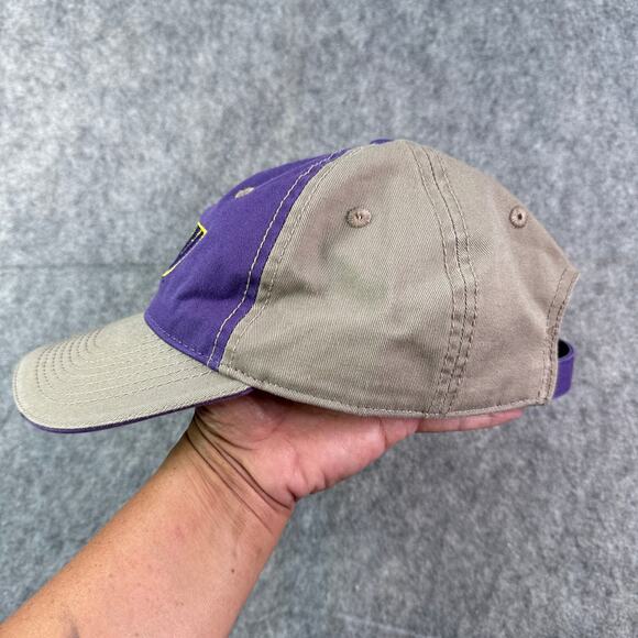 NWOT ECU Pirates‎ East Carolina University Tan/Purple Adjustable Ball Cap Hat - Picture 2 of 6
